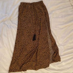 Cheetah print skirt